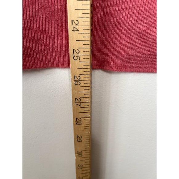 Tahari 100% Cashmere Pink V-Neck Long Sleeve Sweater Size Medium - Picture 4 of 6